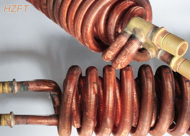 Bobina integral do tubo de cobre de Cupronickel para o aquecedor de água em caldeiras de água domésticas