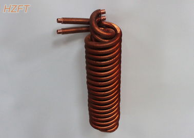 Permutador de calor de cobre integrado da bobina da aleta para aquecedores de água Tankless com processo expulsando