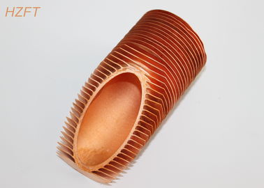 Tubo de aleta de cobre/de cobre integrado do permutador de calor do níquel com condutibilidade térmica alta