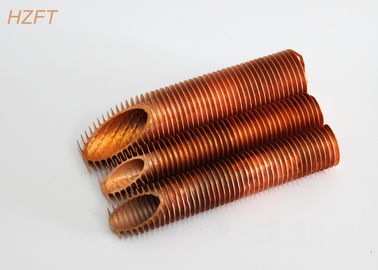 Tubo Finned do cobre da integral dos condensadores do gás de conduto para finalidades de dobra e de bobinamento