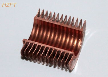 Tubo Finned integral espiral de cobre/de cobre do níquel com as aletas altas para a caldeira de condensação